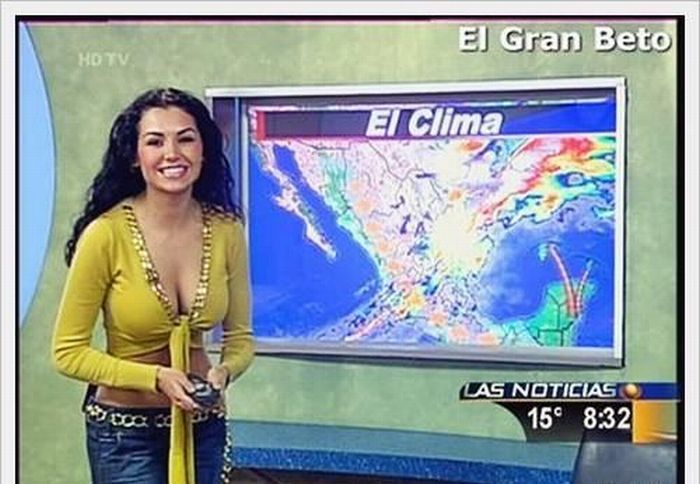Ведущие прогноза погоды в Мексике и на Ближнем Востоке