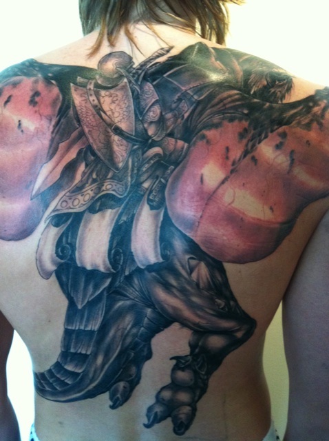 Андрей Кириленко сделал на спине татуировку из World of Warcraft