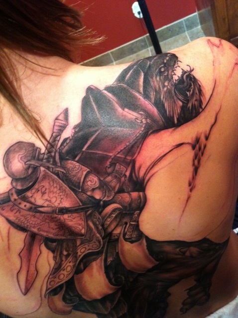 Андрей Кириленко сделал на спине татуировку из World of Warcraft