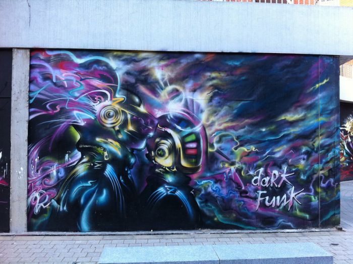 Офигительное граффити в Лондоне