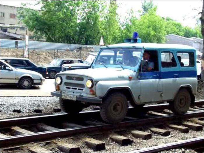 Наши доблестные господа полицейские