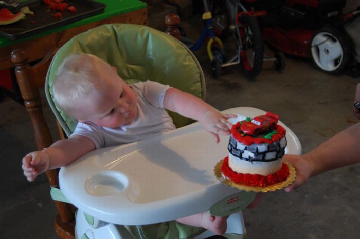 Первый торт на 1 год