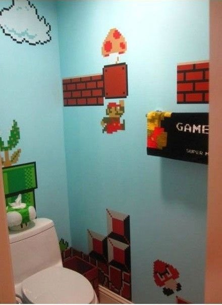 Фанатка Марио и ее ремонт комнаты