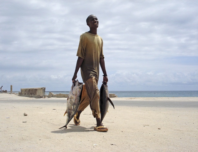 Крупный улов сомалийских рыбаков