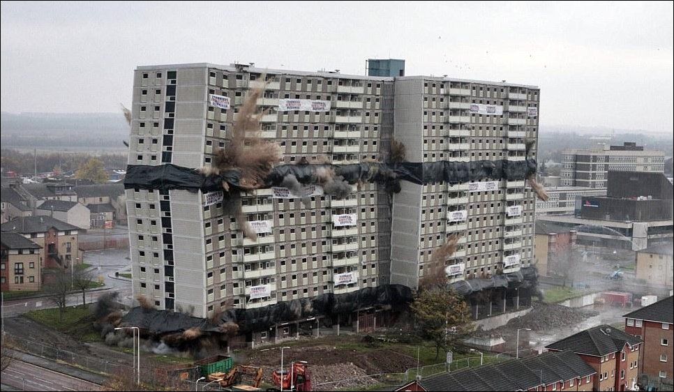 Взрыв дома в Шотландии