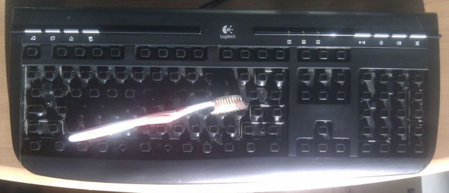 Основательная чистка клавиатуры