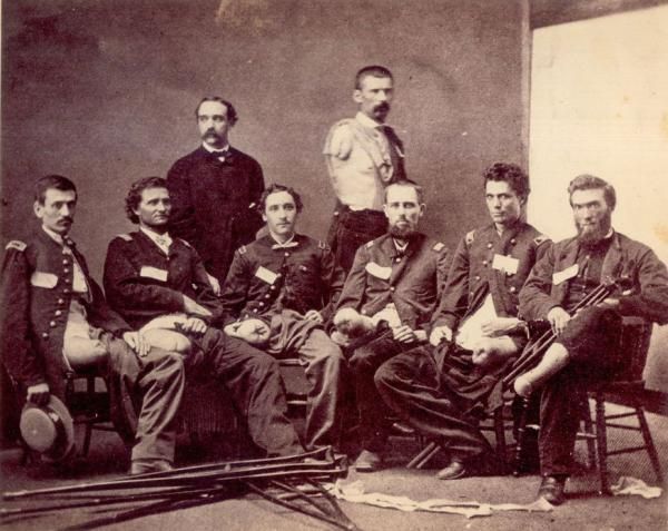 Во времена гражданской войны в США с ранеными особо не церемонились