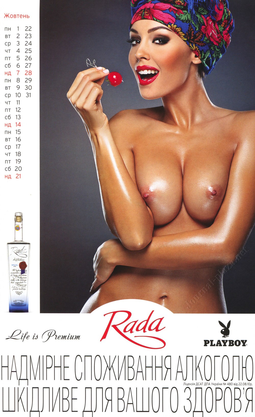 Украинский Playboy-календарь на 2012 год