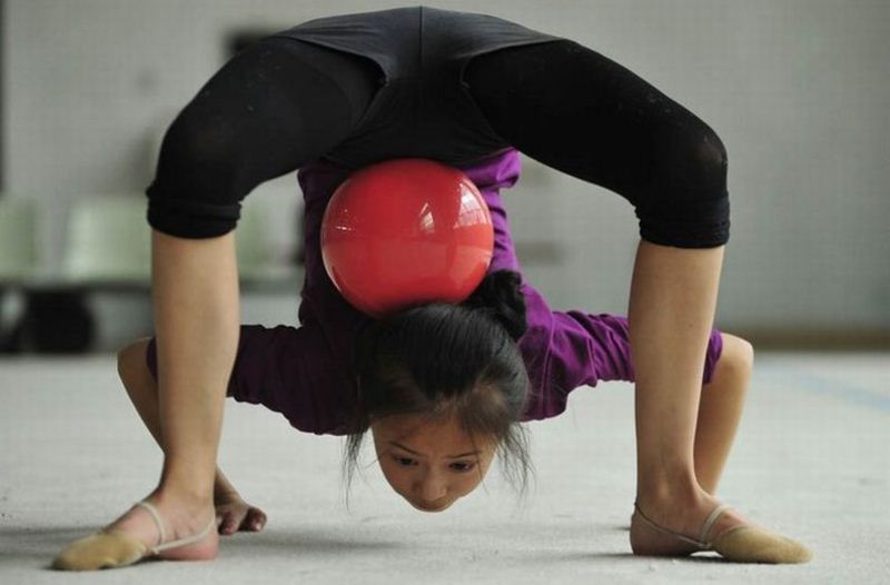 Гимнастическая школа в Китае