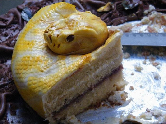 Такую змею я бы съел!