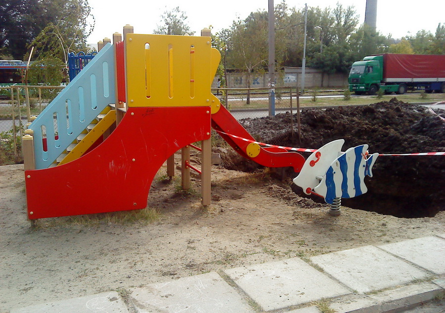 Детская горка в Таганроге