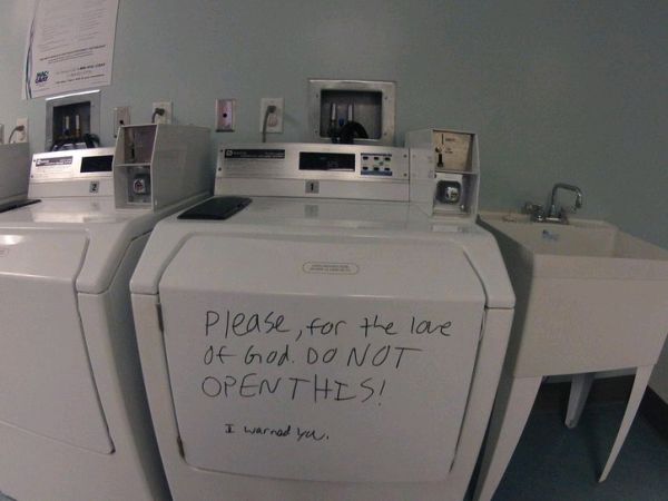 Бога ради, не открывайте стиральную машину!