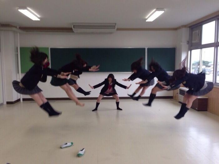 Hadokening - новое развлечение среди японских школьниц