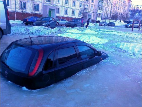 Особенности парковки в Мурманске весной