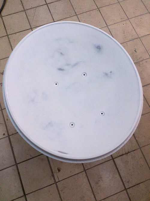Летняя покраска спутниковой тарелки