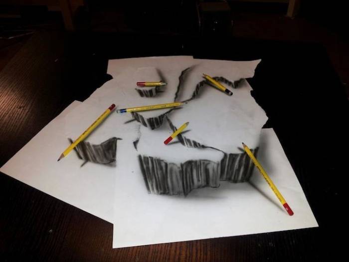 3D рисунки, сделанные карандашом