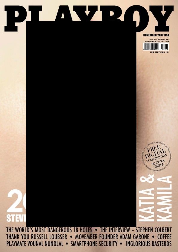 Cамая 'грязная' и скандальная обложка журнала Playboy