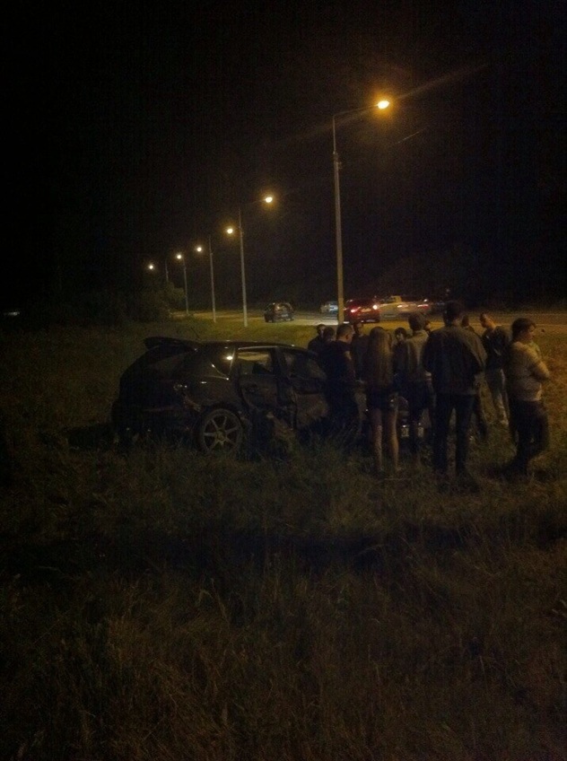 На ночных гонках в Туле произошла авария