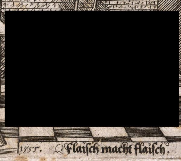Ксилография, Германия, 1555 г.