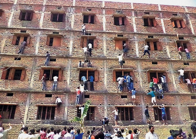 Экзамены в одной из школ Индии
