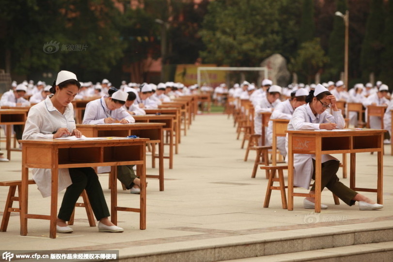Экзамен для медсестер в Китае
