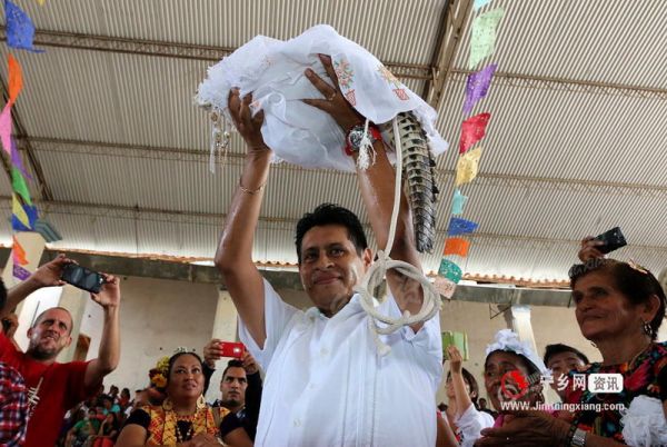 Мэр мексиканского города вступил в брак с крокодилом
