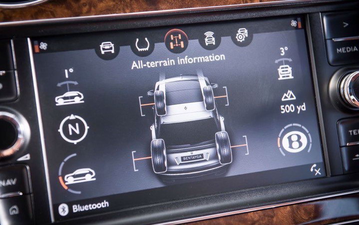 Внедорожник Bentely Bentayga на бездорожье Внедорожник Bentely Bentayga на бездорожье