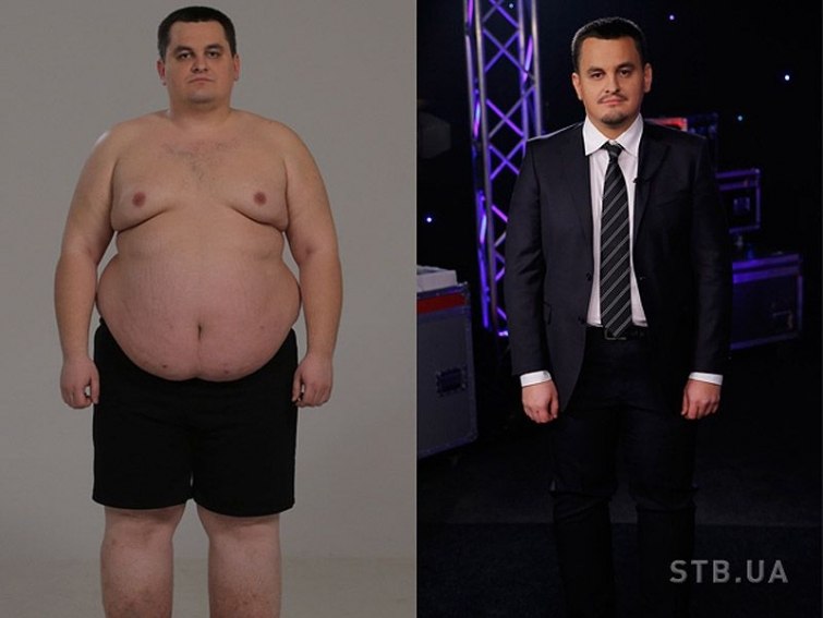 Участники украинского шоу "Взвешенные и счастливые" до и после внушительной потери веса