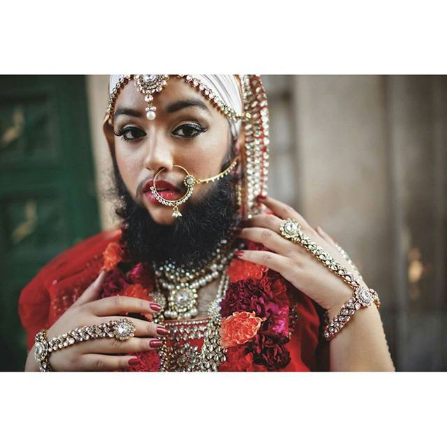 Харнаам Каур воплотила мечты в реальность: индианка с бородой стала моделью