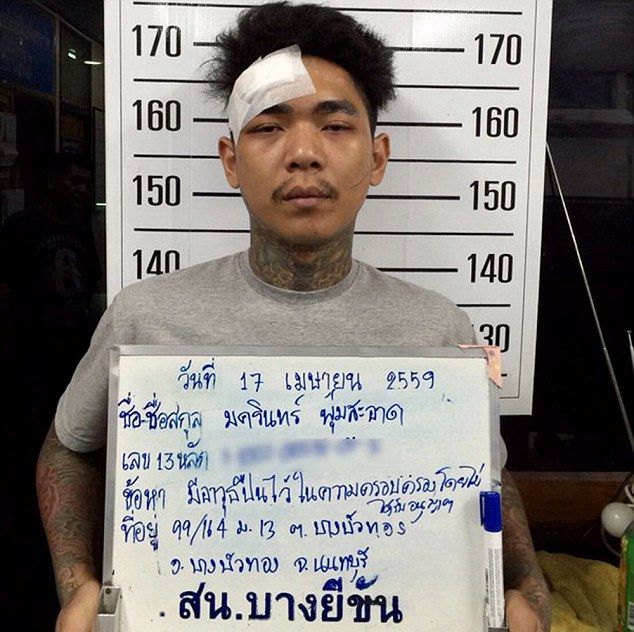 Тайский гангстер захотел побольше френдов в Фейсбуке и "выстрелил" себе в висок
