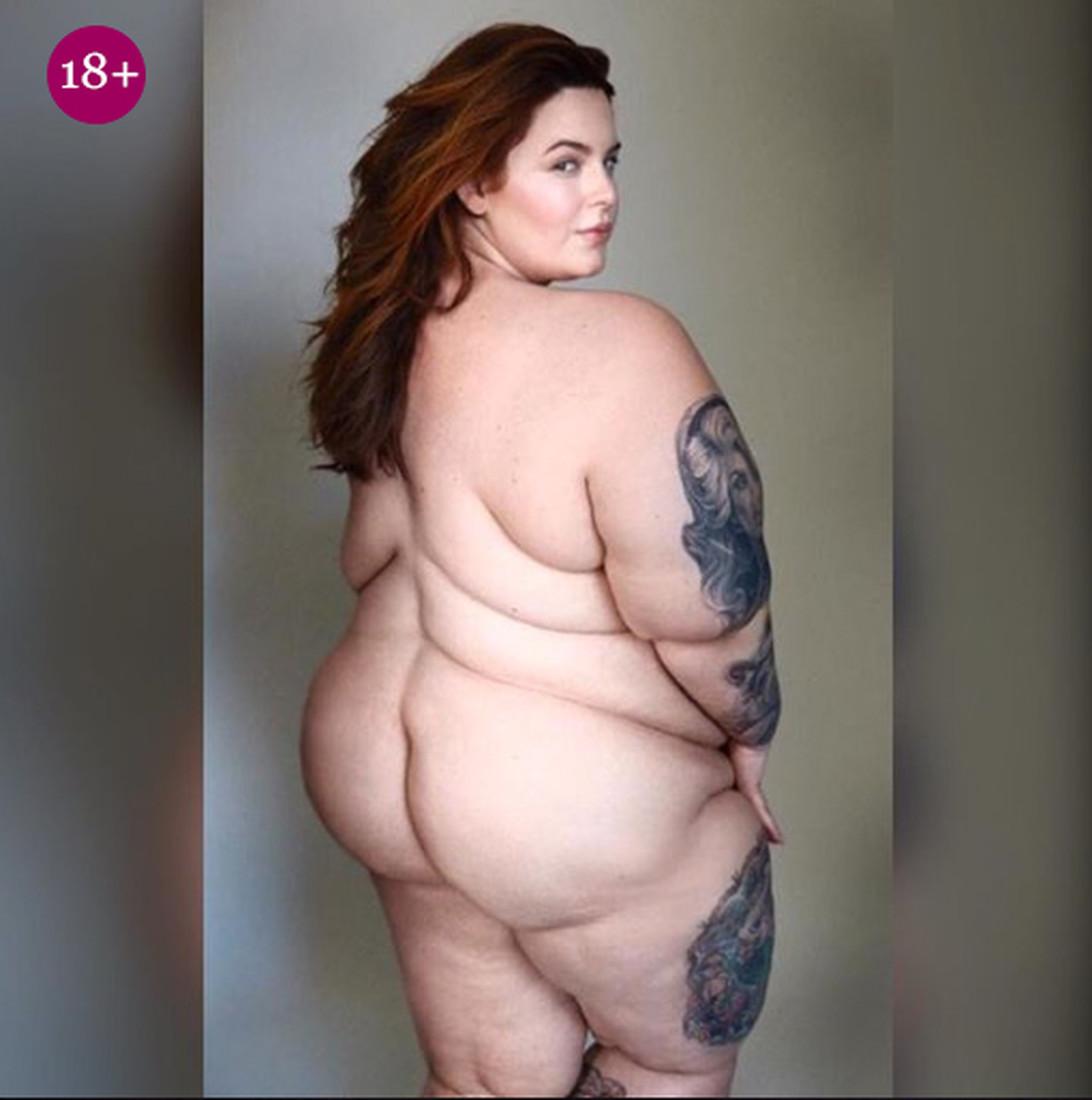 155-килограммовая модель plus size Тэсс Холлидей полностью обнажилась перед фотокамерой