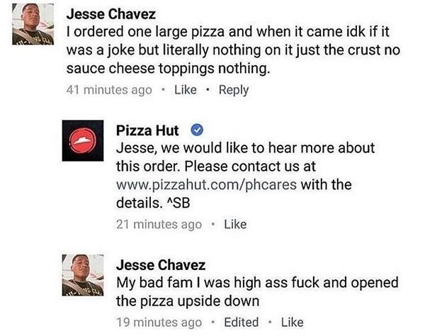 Пицца без ничего