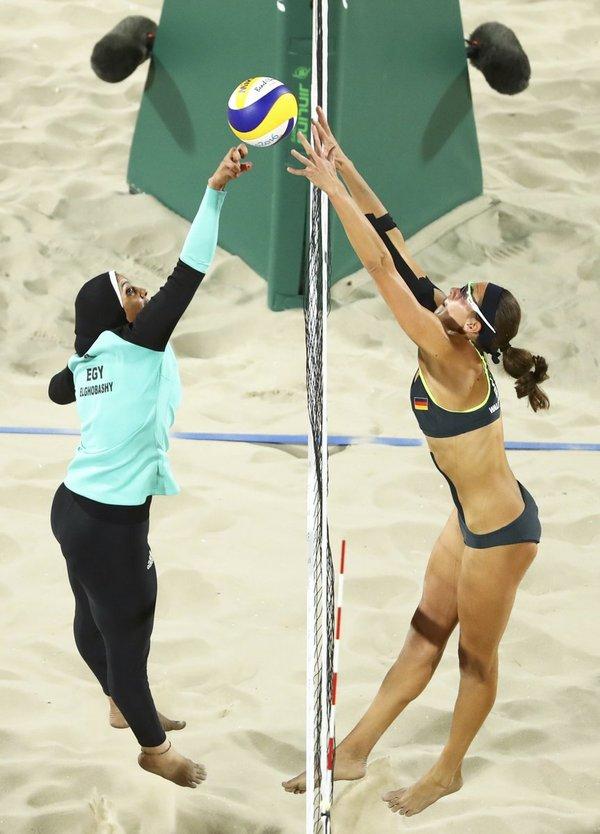 Пляжный волейбол Египет - Германия, женщины