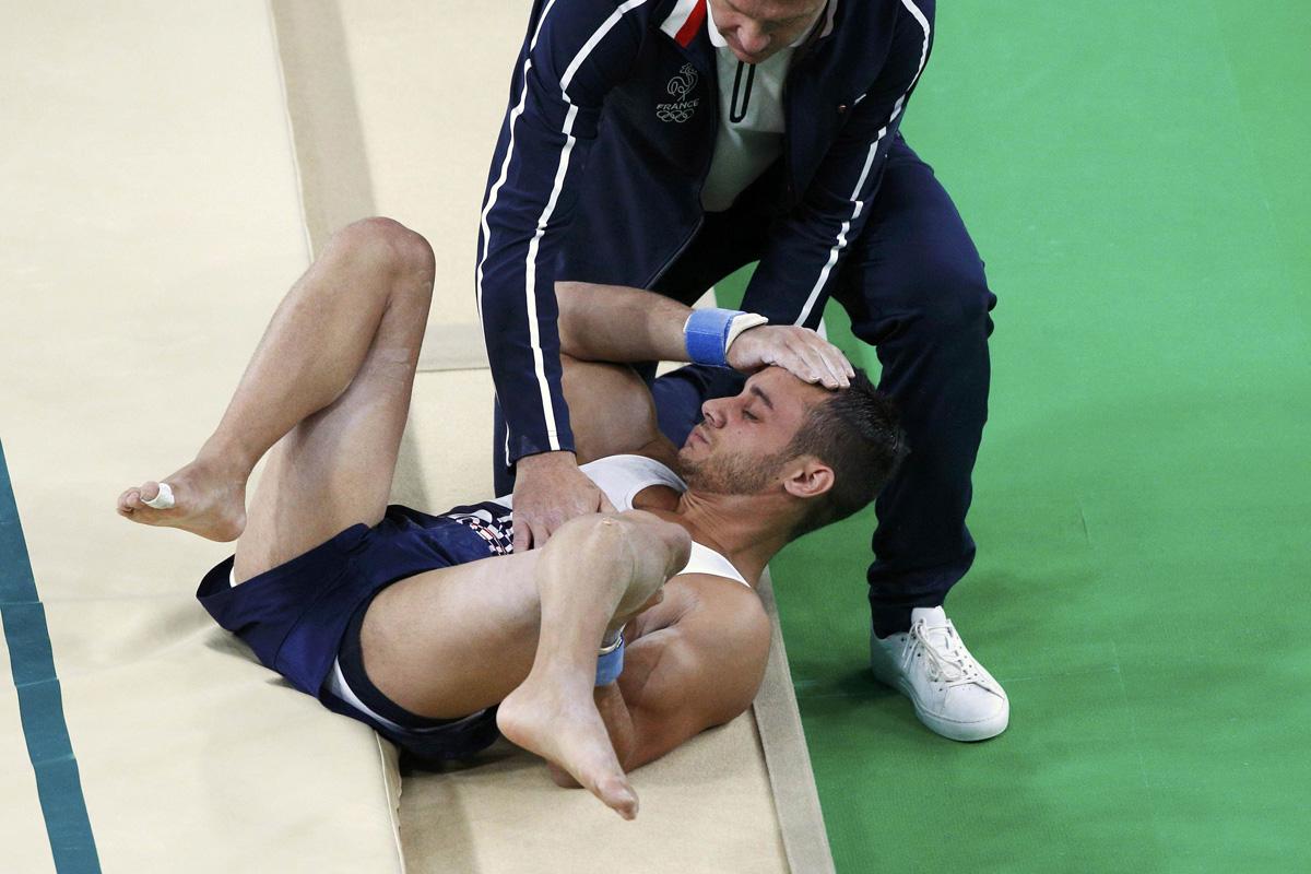 Тяжелейшая травма французского гимнаста