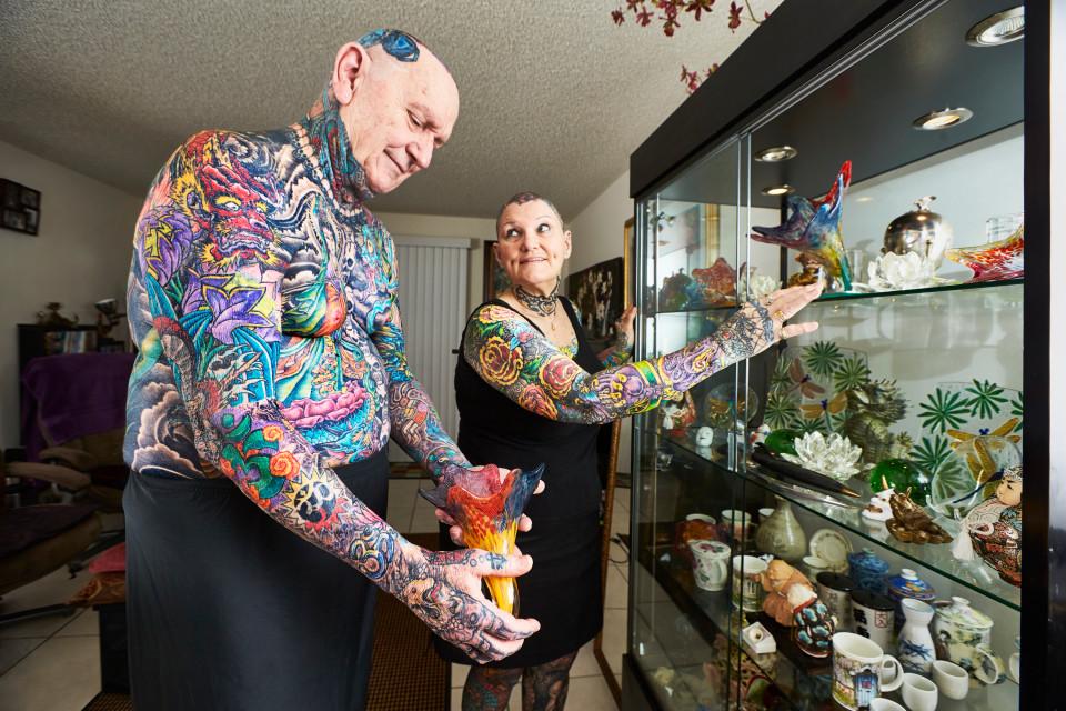 Самые татуированные пенсионеры