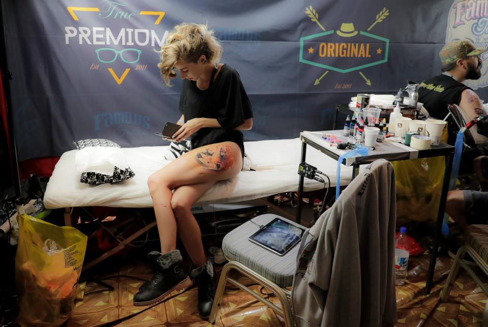 Международная тату-конвенция в Бухаресте