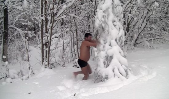 Как встречают первый снег в Норвегии