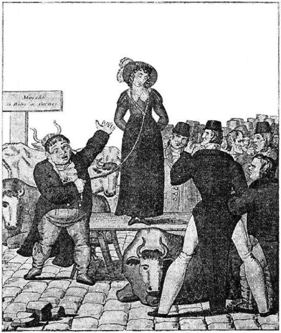 Продажа надоевших жен в Англии XVIII-XIX века
