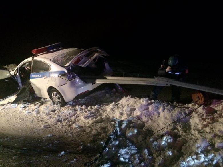В Казахстане полицейский погиб во время погони