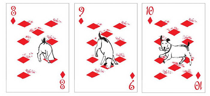 Первые игральные карты для любителей собак