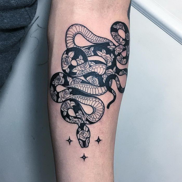 Змеиные татуировки