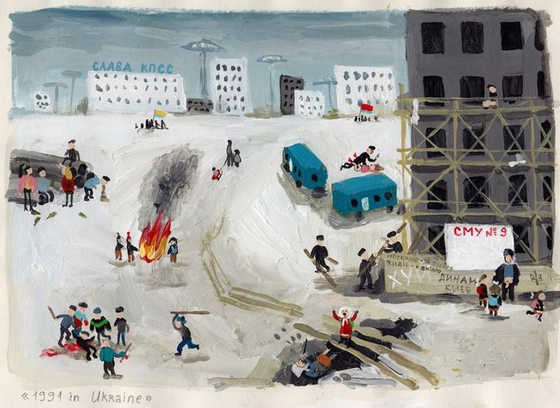 Воспоминания из советского детства на картинах художницы из Израиля