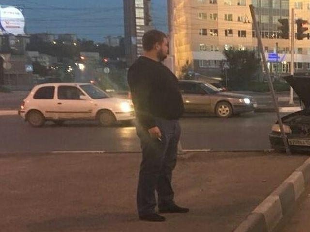 В Новосибирске автомобилист намеренно таранит машины нарушителей ПДД