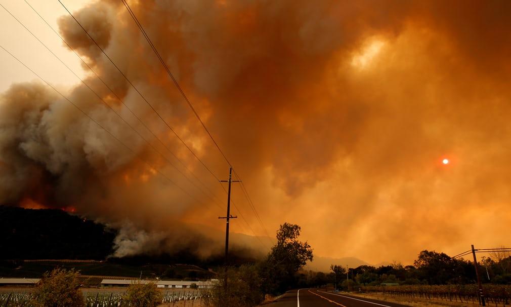 Калифорния в огне пожаров