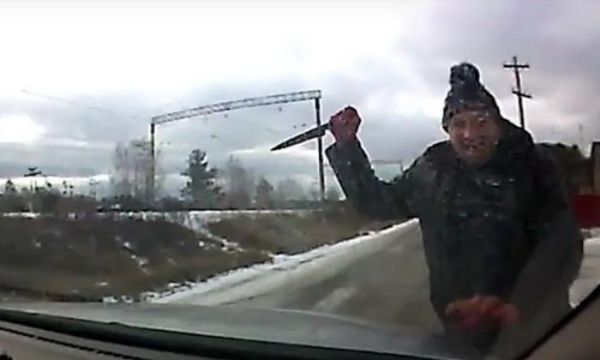 Убийца из Кедровки попал на видеорегистратор