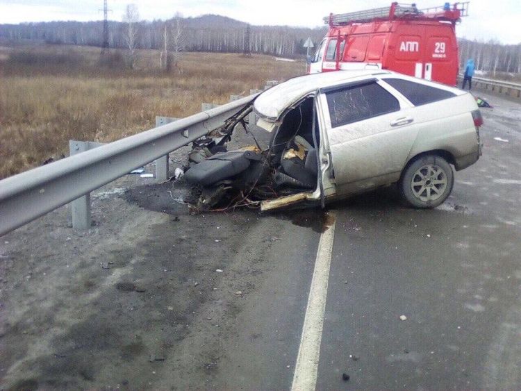 Жуткая авария в Челябинской области, унесшая жизни двух человек, попала в объектив регистратора