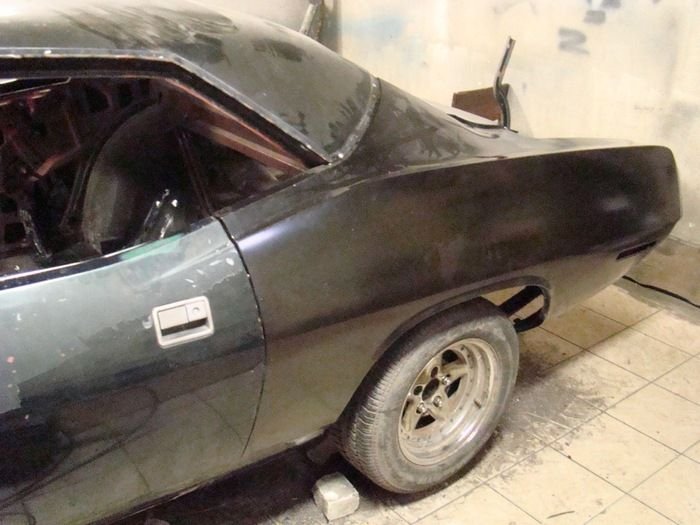 Фотоотчет о восстановлении мускул кара Plymouth Barracuda 1970 года