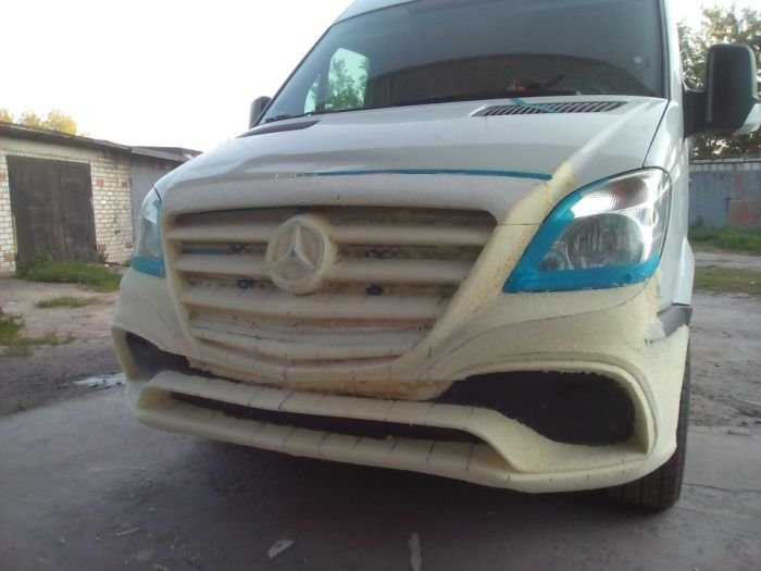Тюнинг фургона Mercedes-Benz Sprinter Тюнинг фургона Mercedes-Benz Sprinter