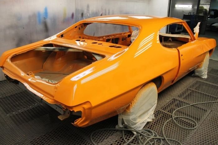 Восстановление маслкара Pontiac GTO 1970 года Восстановление маслкара Pontiac GTO 1970 года