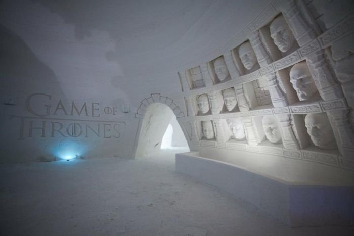 В Финляндии появился ледяной отель по мотивам сериала «Игра престолов»
